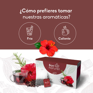 Infusiones a base de plantas aromáticas debidamente seleccionadas y procesadas que sirven para el control del peso, diuresis, activación metabólica y antioxidación celular.